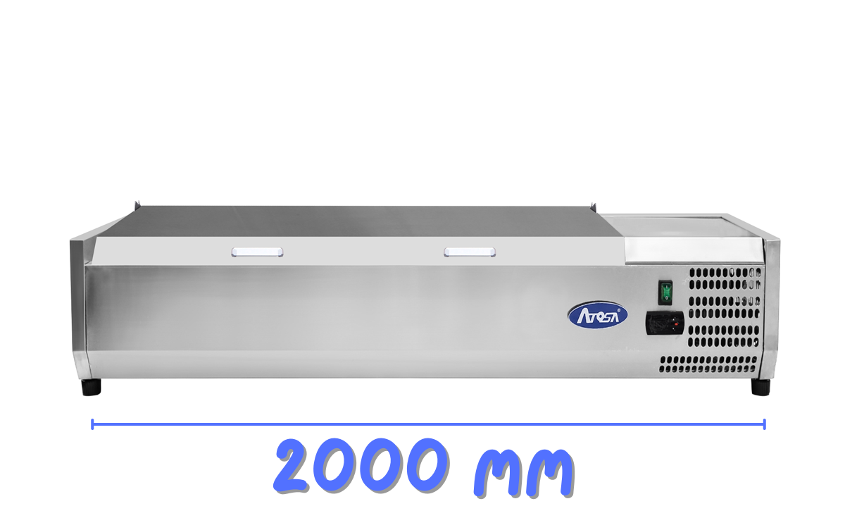 Saladette GN1/3 - Couvercle Inox