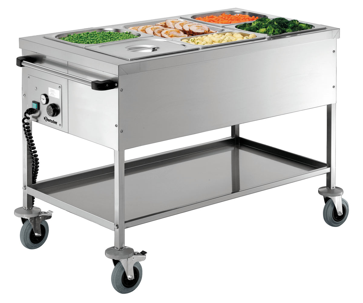 Chariot bain-marie 3 x 1/1 GN