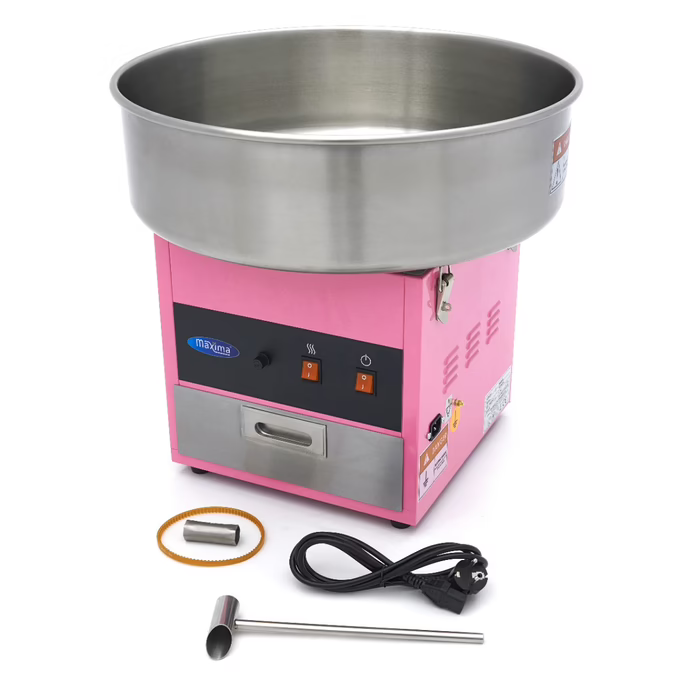 Machine à barbe à papa professionnelle - Ø 52 cm - Rose