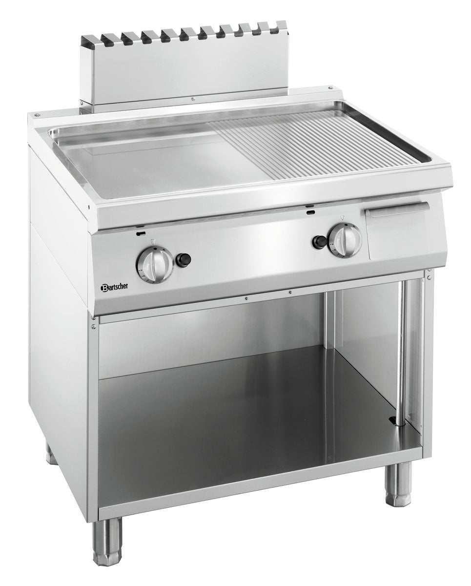 Plaque grill gaz 700, L800, 1/2-1/2