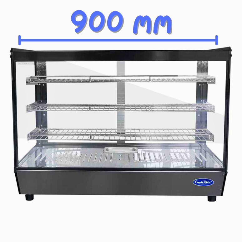 Vitrine chauffante à poser - Droite