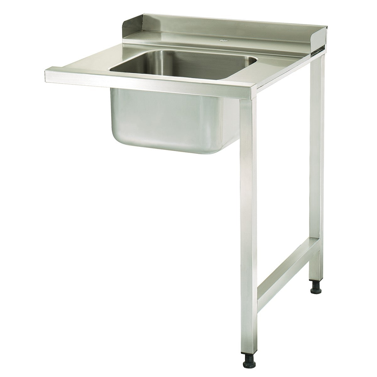 Table d'entree lave-vaisselle avec evier 90x75 droite inox Maxima