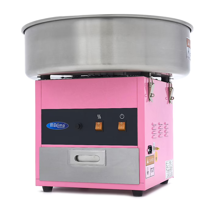 Machine à barbe à papa professionnelle - Ø 52 cm - Rose