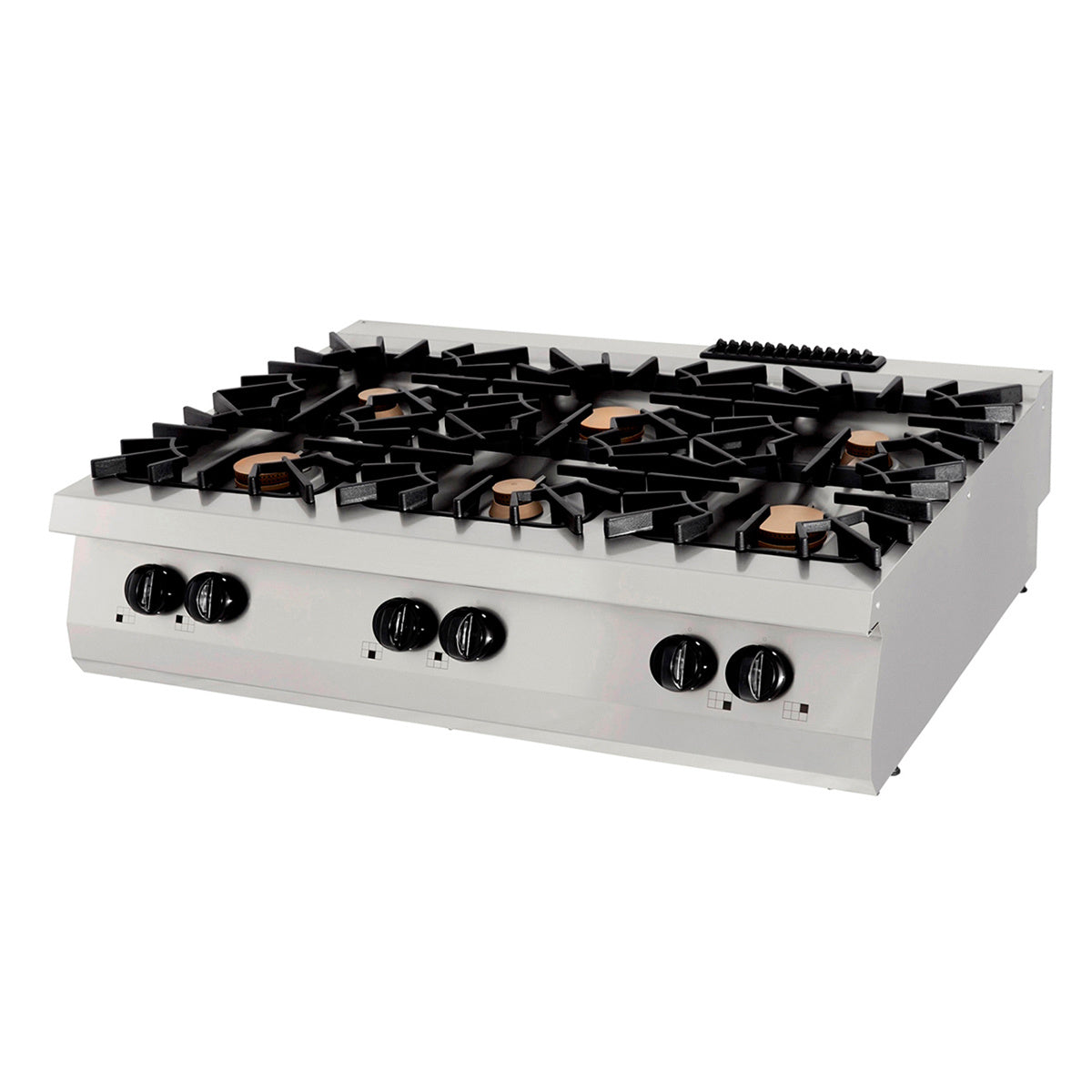 Cuisinière gaz 6 brûleurs - gamme 900 (prof. 90 cm)