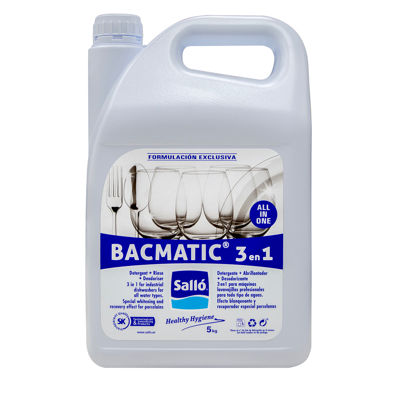 Bacmatic 3 en 1 Salló - détergent lave-vaisselle professionnel