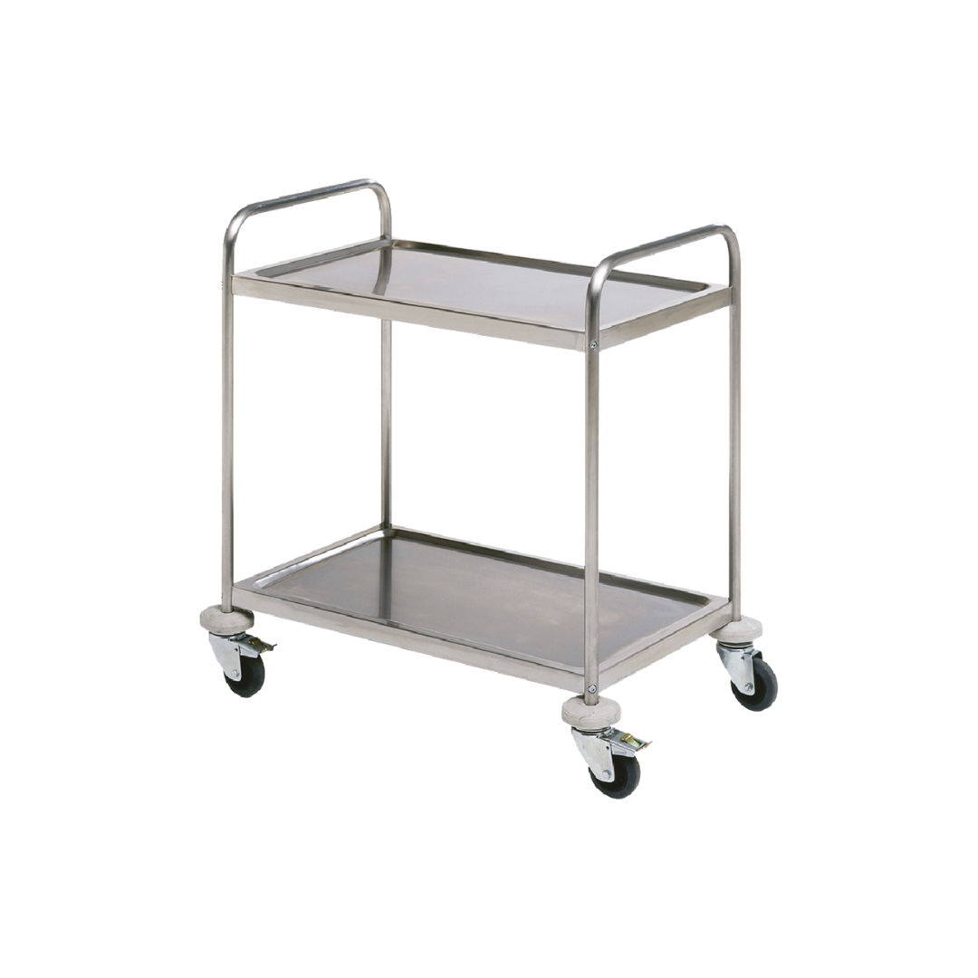 Chariot en inox Eurotec 2 niveaux