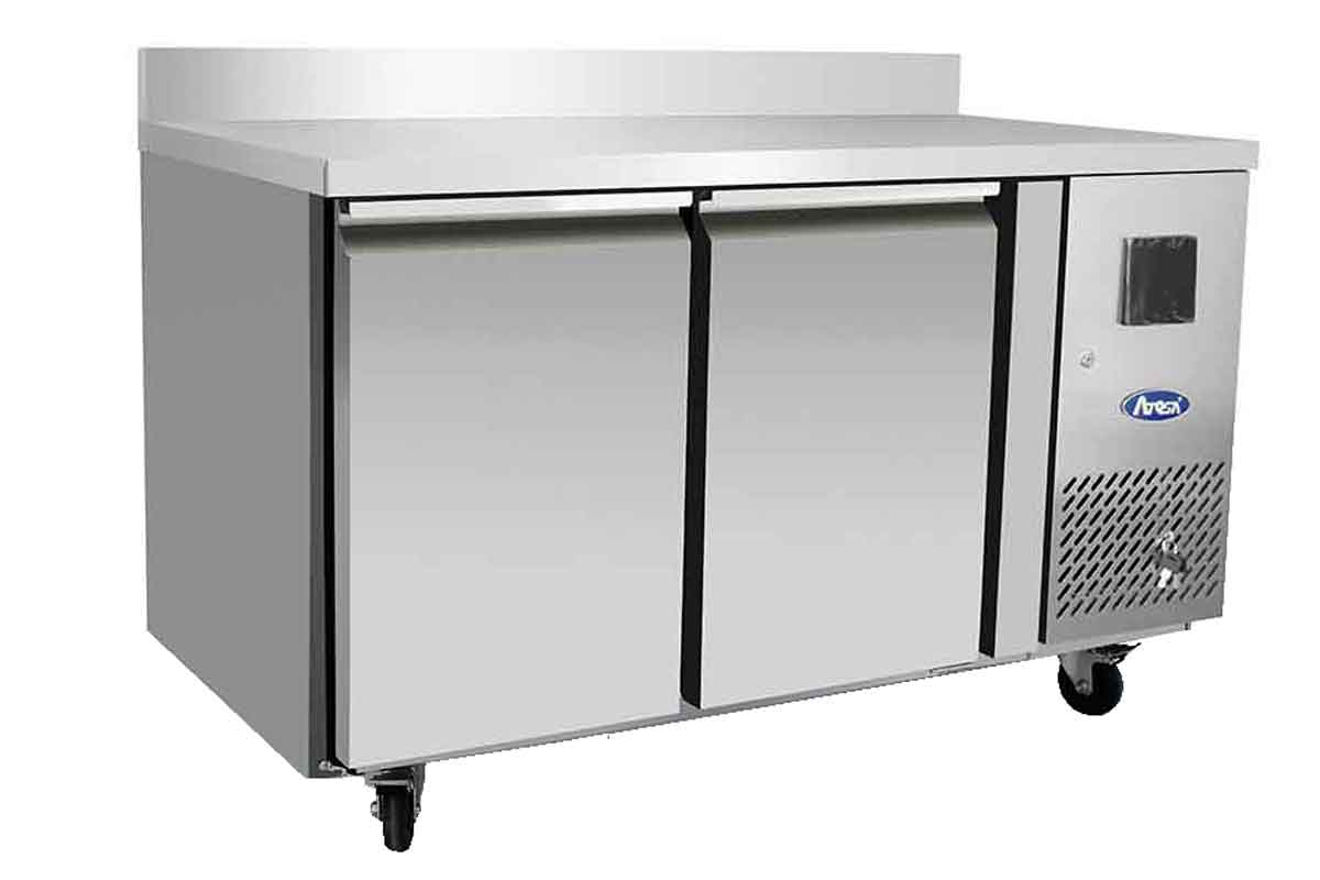 Table Réfrigérée Négative GN1/1 avec Dosseret - 2 Portes - 280 L