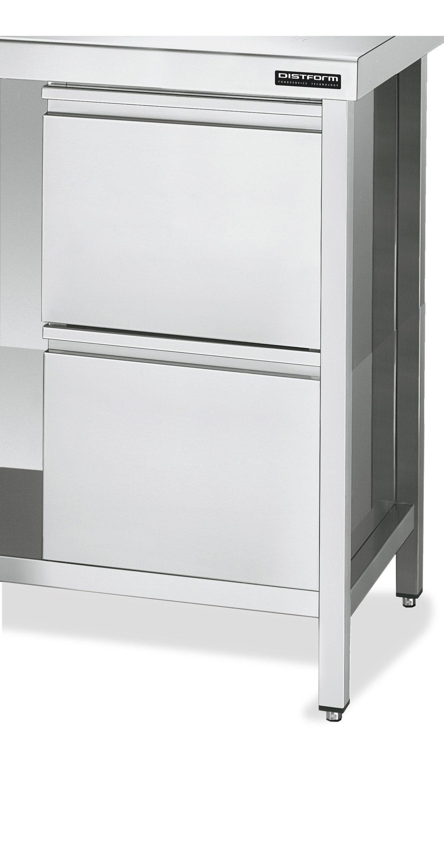 Module 2 Tiroirs 400×700 - Distform FB2C7040