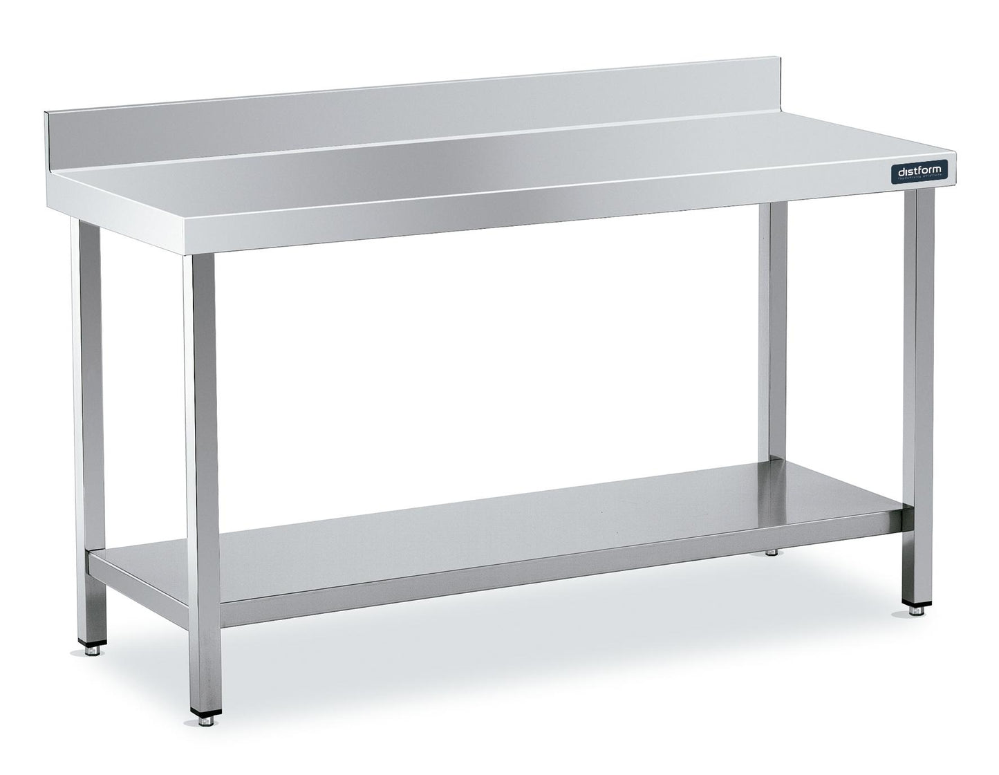 Table Adossée 1000×500 Avec Étagère - Distform FM150100