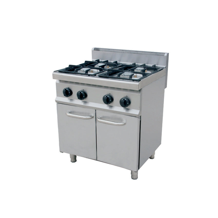 THG7F4PW - Fourneau à gaz, 800 x 700 x 900 + 140 mm