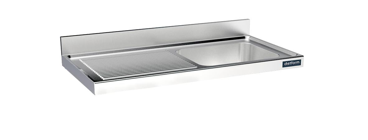 Plonge 1400×550 1C/1E G 400×400×200 - Distform L145544I