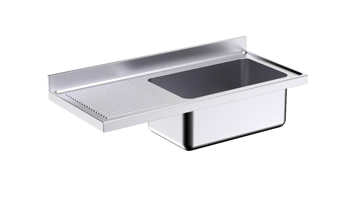 Plonge 1800×700 1C/1E G 1160×500×380 - Distform L187151I