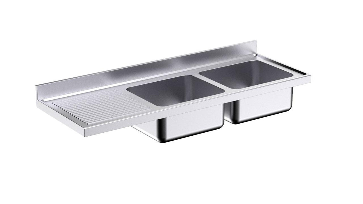 Plonge 2000×700 2C/1E G 600×500×300 - Distform L217652I