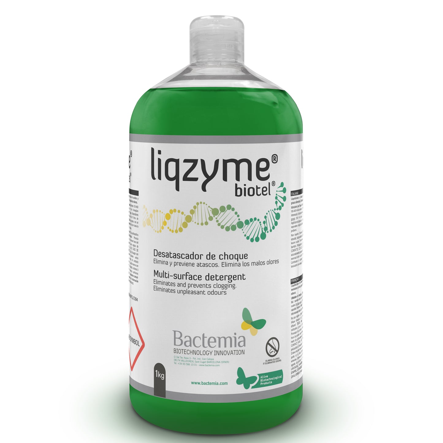Liqzyme Bactemia - traitement biologique siphons et canalisations
