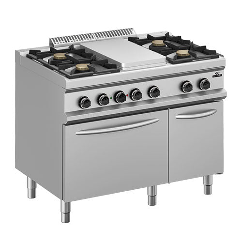 4 Feux vifs 1/2 PCF sur four Gaz - Gamme 700