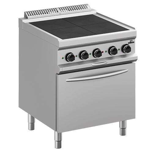 Fourneau 4 plaques électrique sur four