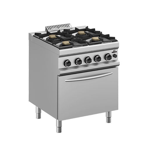 4 Feux vifs sur four Gaz - Gamme 700