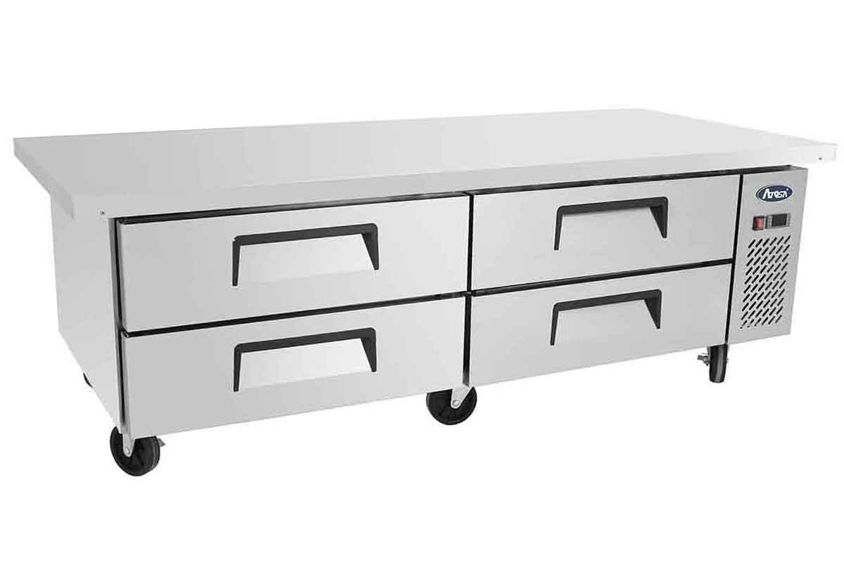 Soubassement Réfrigéré 4 Tiroirs - 340 L