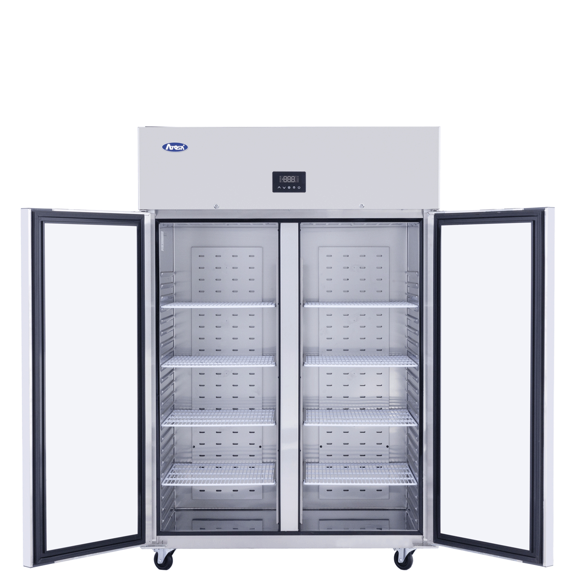 Armoire Emboutie Réfrigérée Négative GN2/1 AISI 304 - 2 Portes - 1235 L