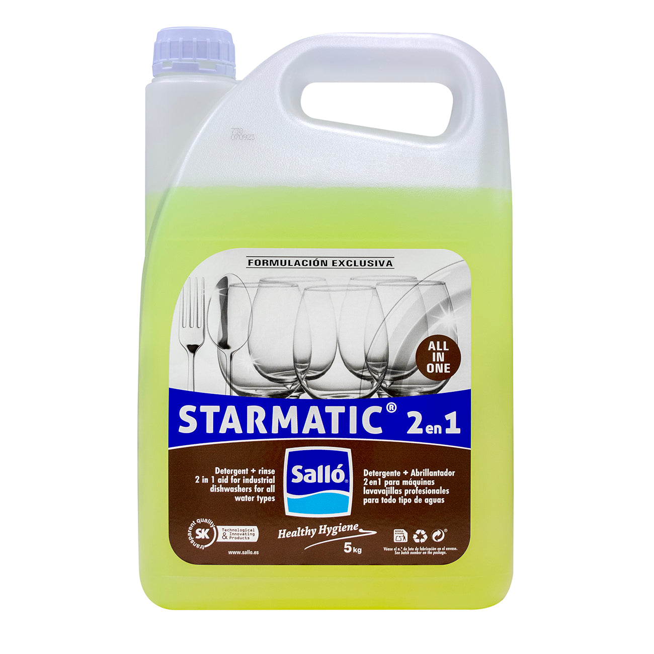 Starmatic 2 en 1 Salló - détergent et rinçage lave-vaisselle