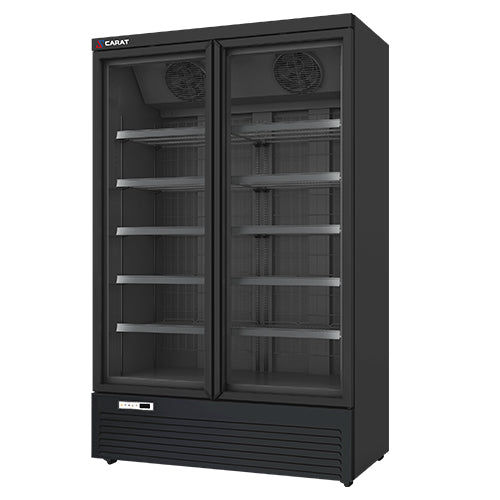 Armoire positive - 2 portes vitrées - Groupe en Bas - Gamme Display