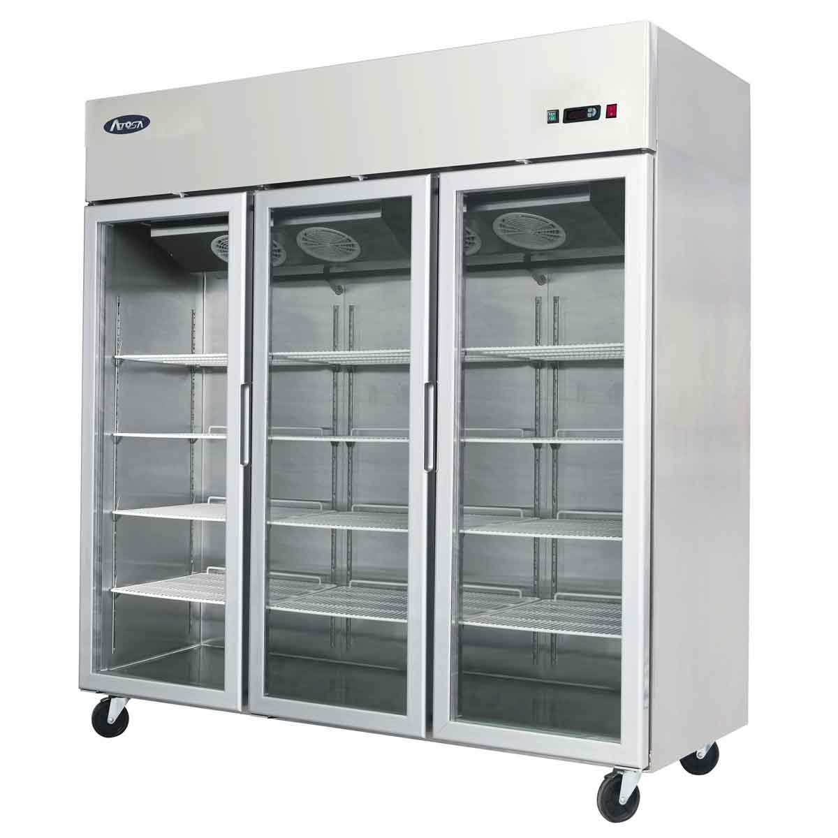 Armoire Réfrigérée Positive Vitrée Compacte - 3 Portes - 1390 L