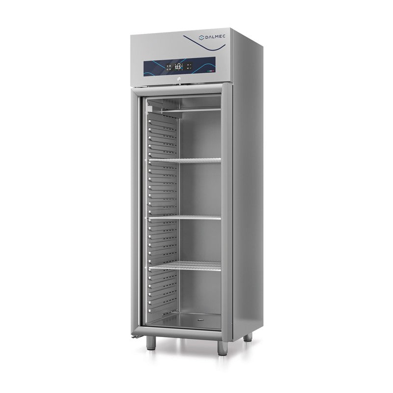 Armoire à viandes GN 2/1 groupe logé 700 L - 1 porte vitrée - Dalmec