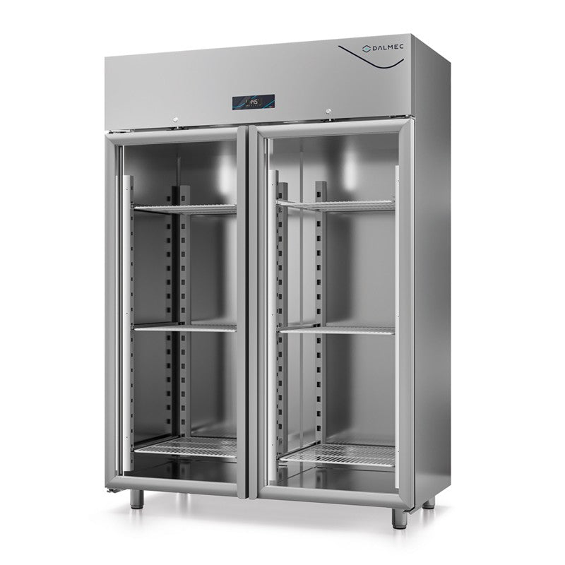 Armoire positive groupe logé 1200 L - 2 portes vitrées - Dalmec