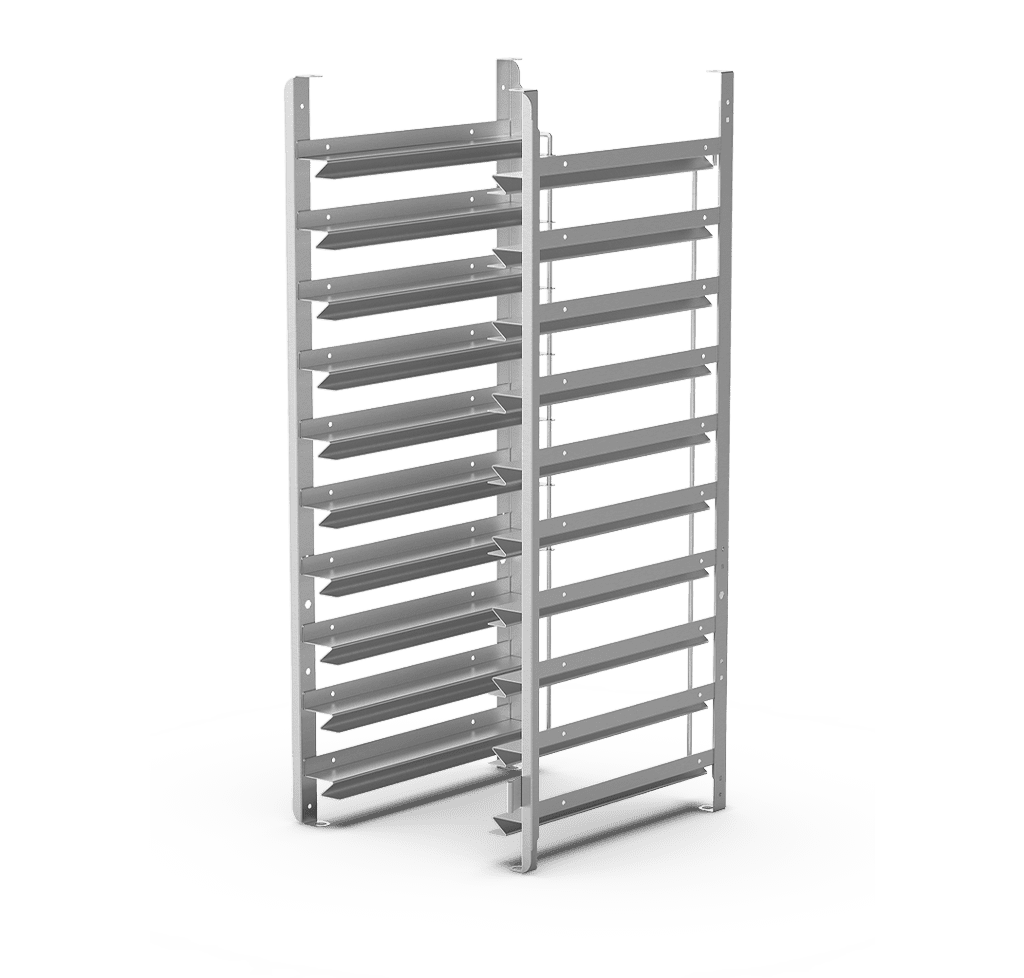 Supports double taille, GN1/1 + 600x400 pour fours (UNOX XUC057)