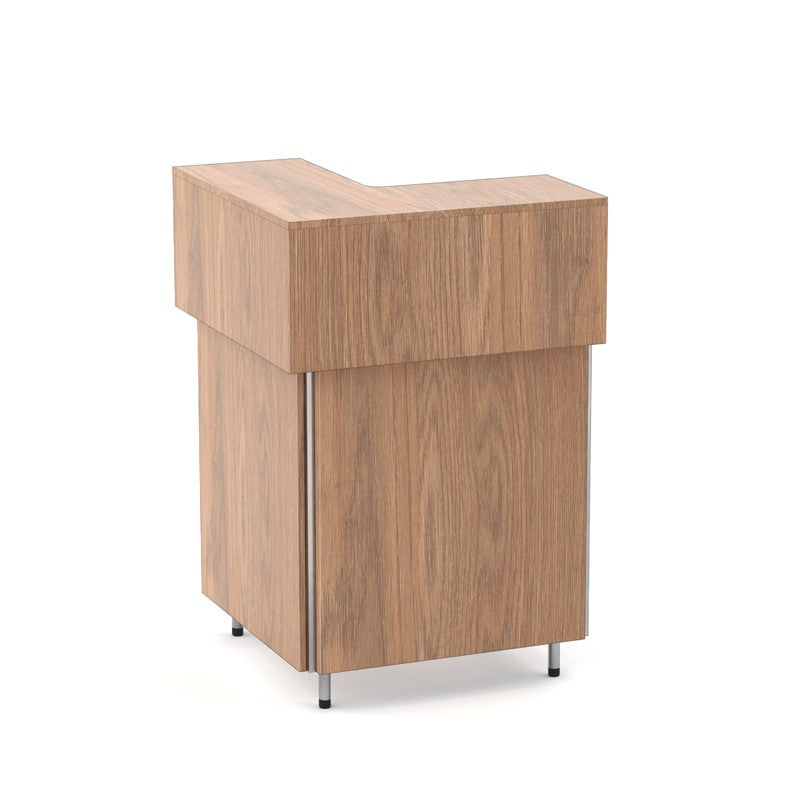 Caisson ré-hausse pour meuble d'angle neutre hauteur 360 mm - Rocam