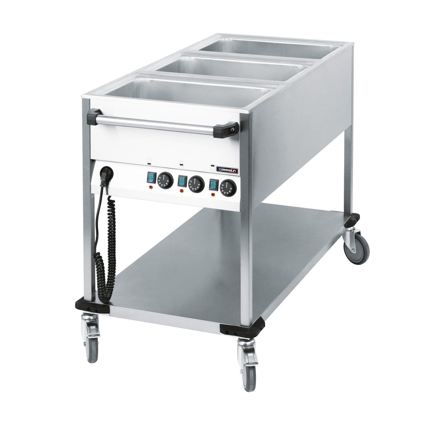Chariot bain-marie à eau 3 x GN 1/1 - Casselin