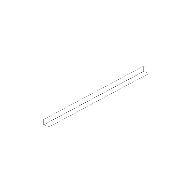 Couple glissières inox à “L” pour 1000 x 1000 - Nosem