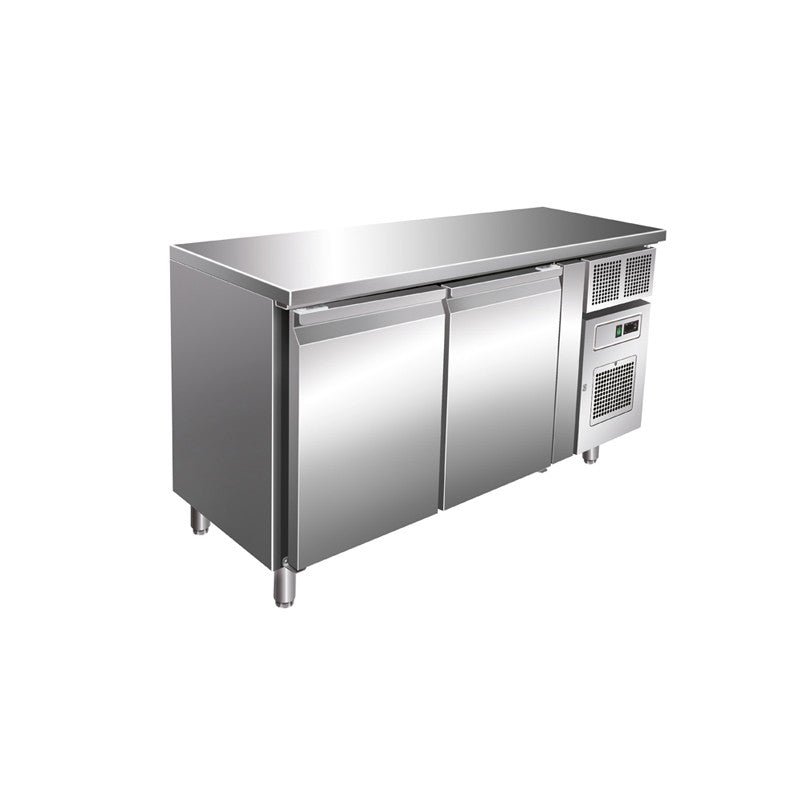 Desserte réfrigérée positive 260 L - 2 portes - Avec groupe logé - Sans dosseret - SN2101TNA - Nosem