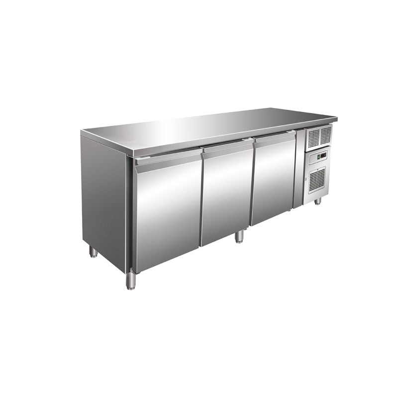 Desserte réfrigérée positive 386 L - 3 portes - Avec groupe logé - Sans dosseret - SN3101TNA - Nosem