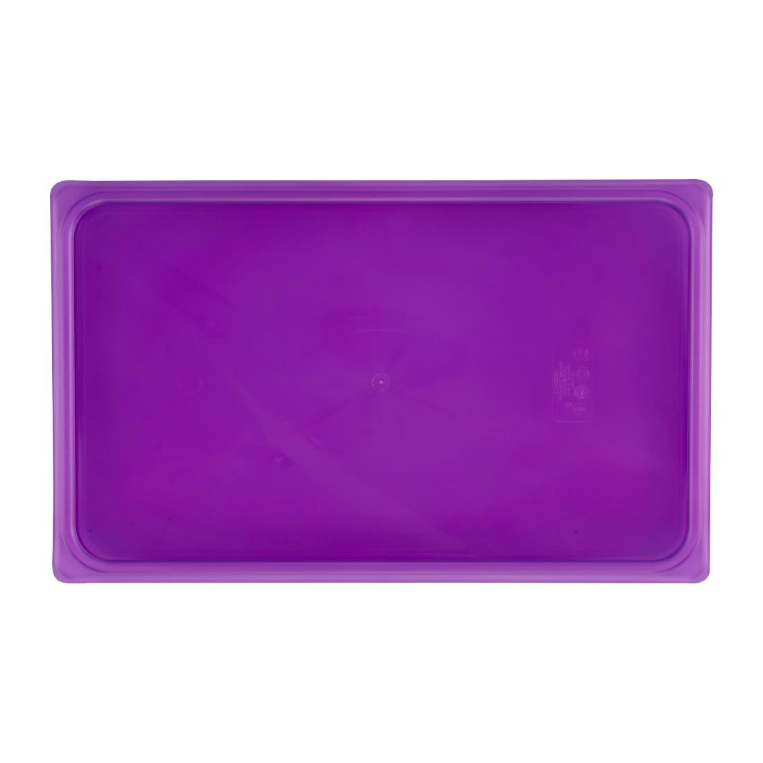 Couvercle hermétique en polypropylène GN 1/1 Cambro Safetrak IML violet - Cambro - JN520