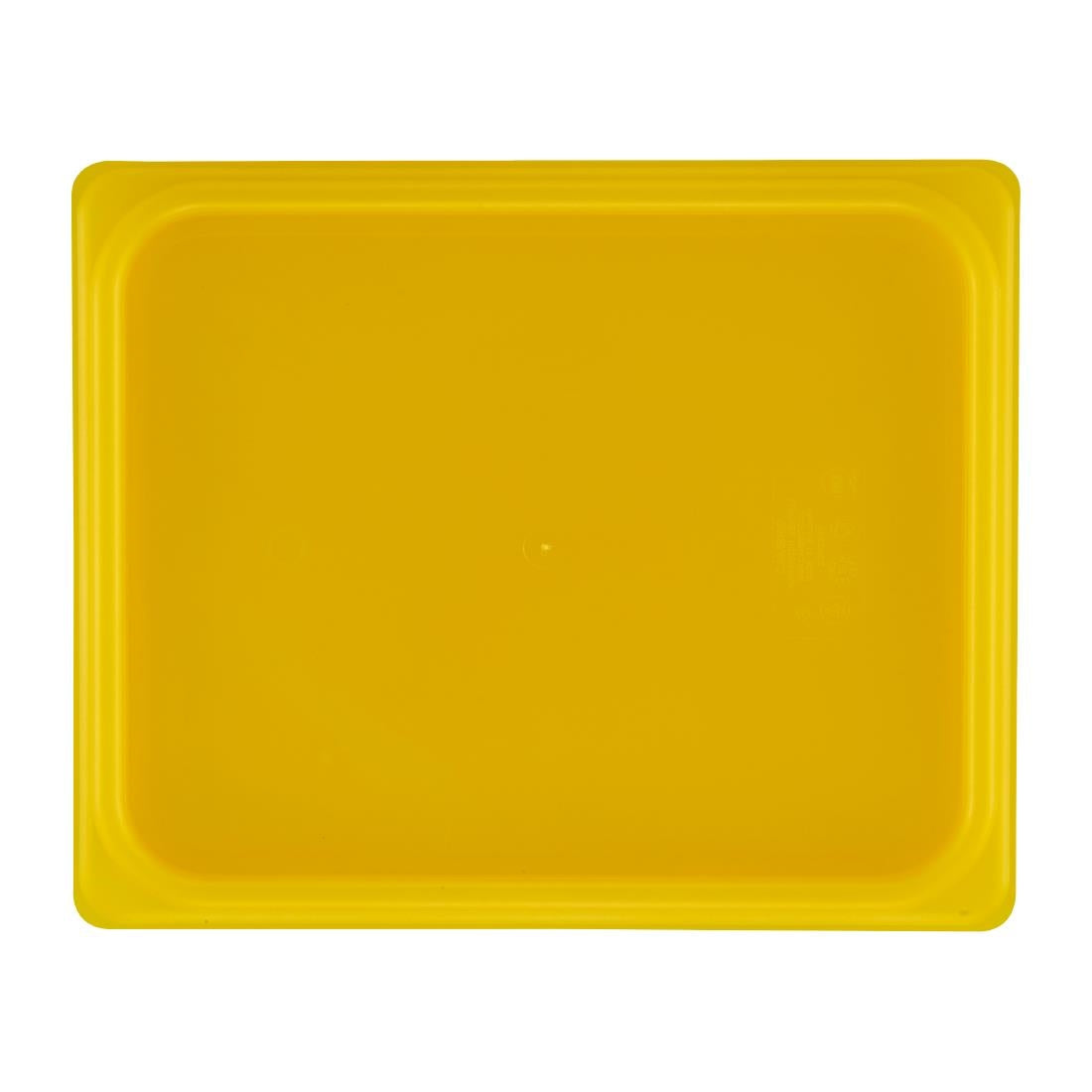 Couvercle hermétique en polypropylène GN 1/2 Cambro Safetrak IML jaune - Cambro - JN527