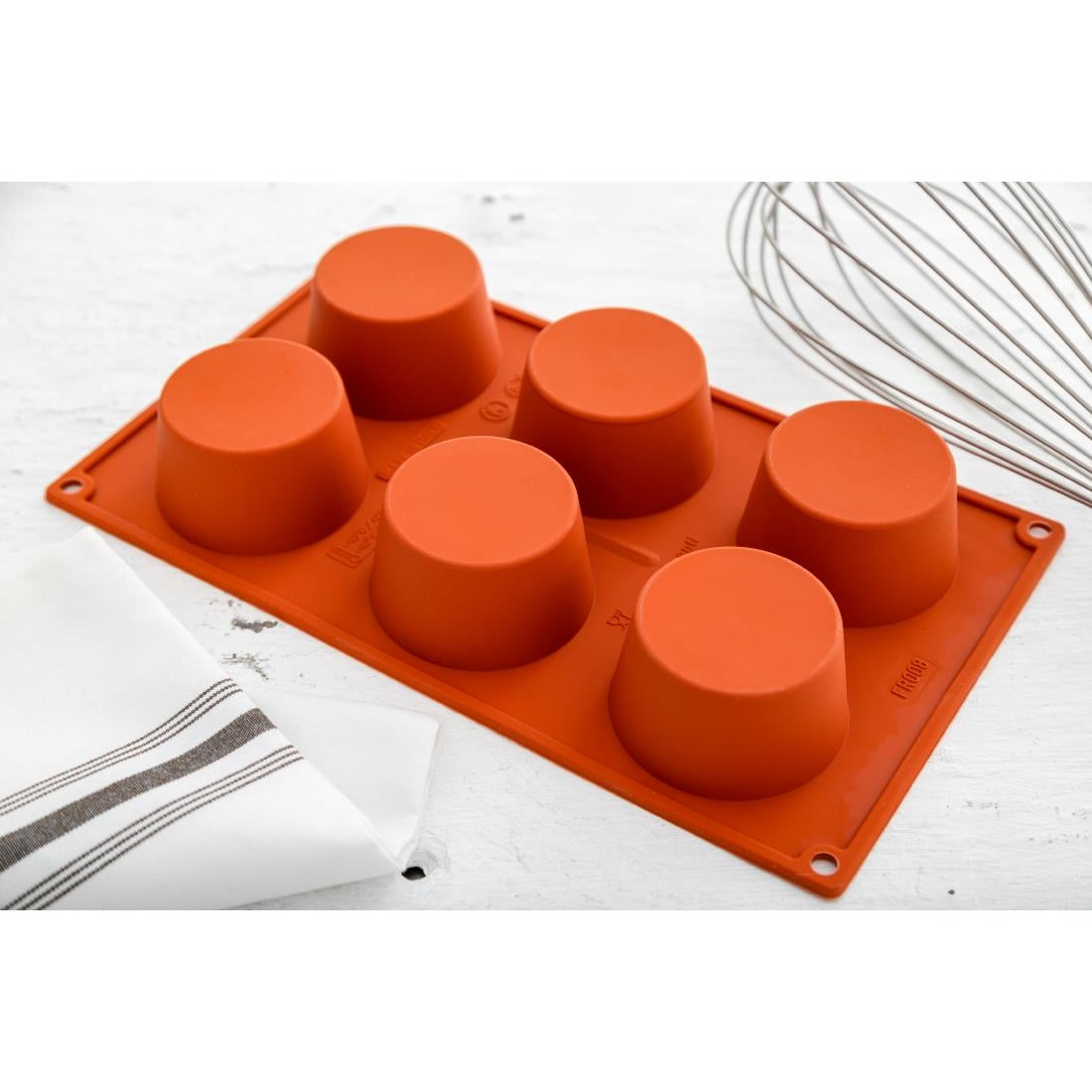 Plaque 6 muffins en silicone Pavoni Formaflex - Pavoni - N933