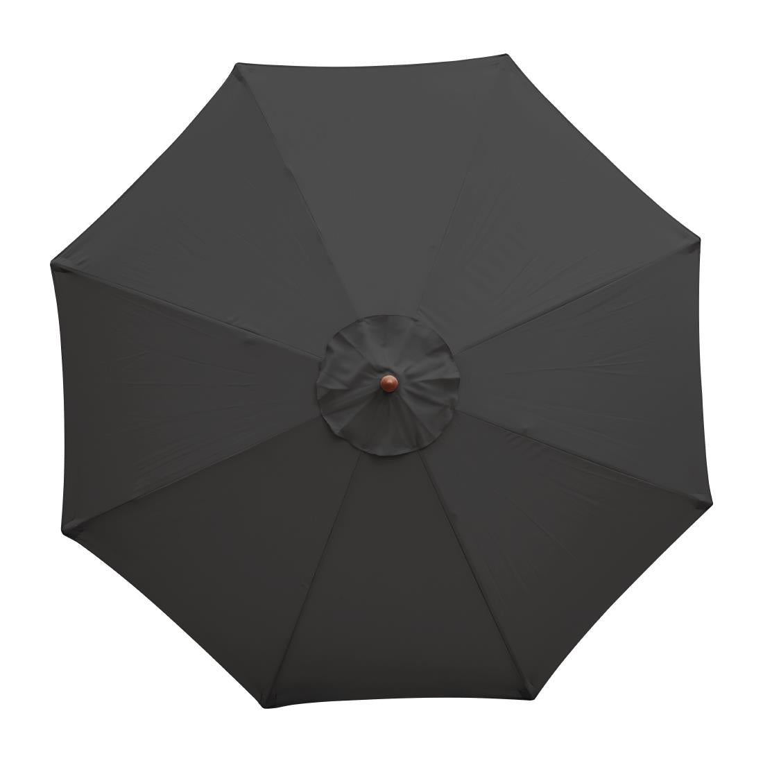 Parasol rond Bolero noir 2,5m - Bolero - CB514