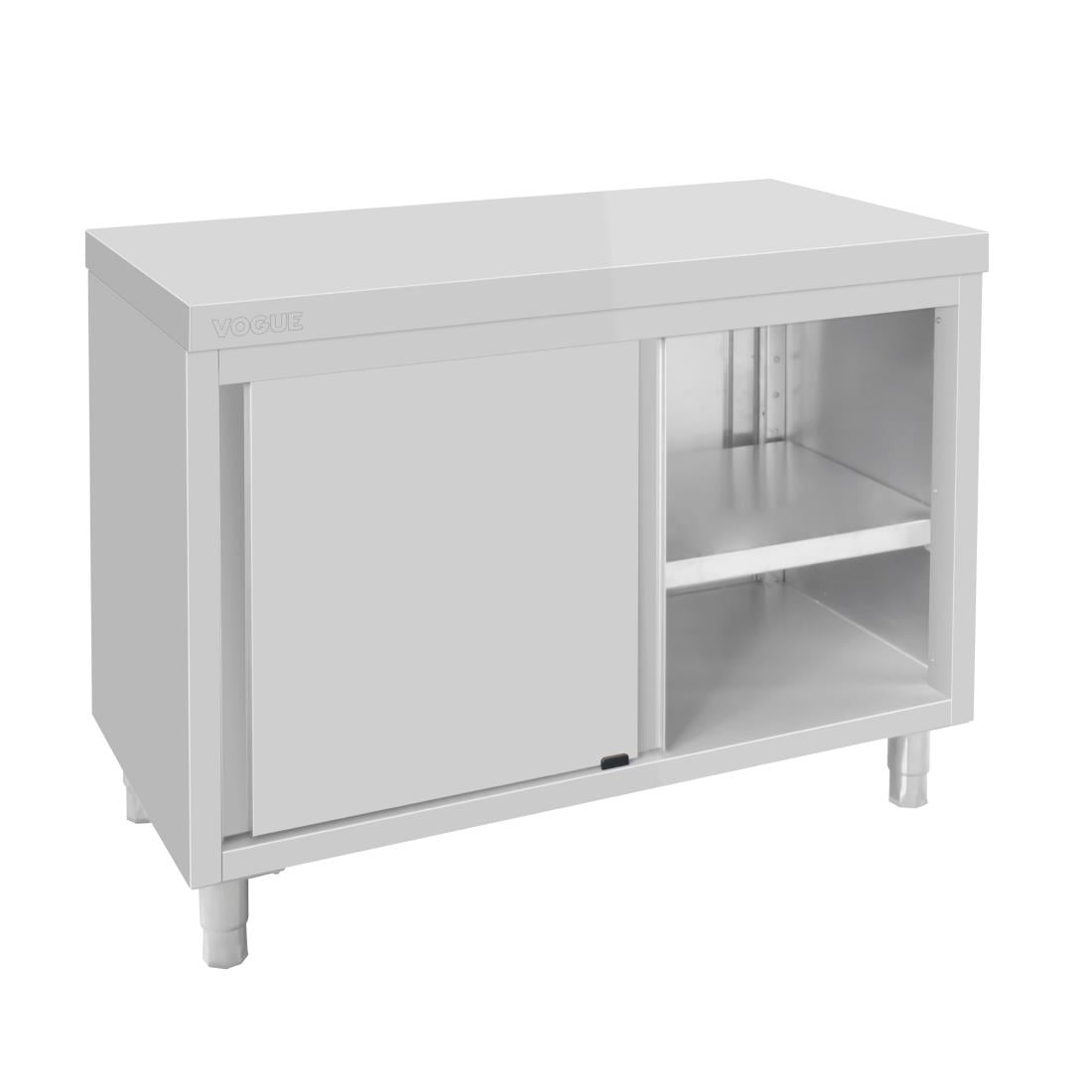 Armoire sur pieds en acier inoxydable Vogue 900x1200x600mm - Vogue - FU585