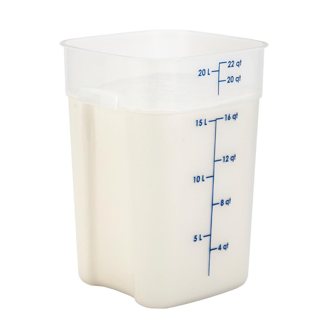 Boîte en polypropylène Cambro FreshPro CamSquare 20,8 L - Cambro - JM726