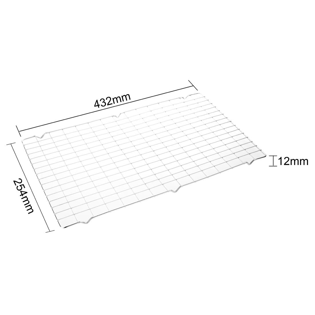 Grilles de refroidissement en acier inoxydable Nisbets Essentials 432x254mm (lot de 2) - Nisbets Essentials - JF037