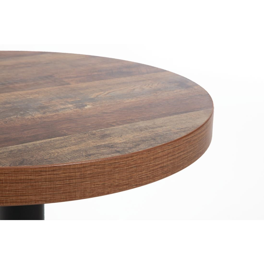 Plateau de table rond Bolero 60 cm effet bois vieilli - Bolero - DR822