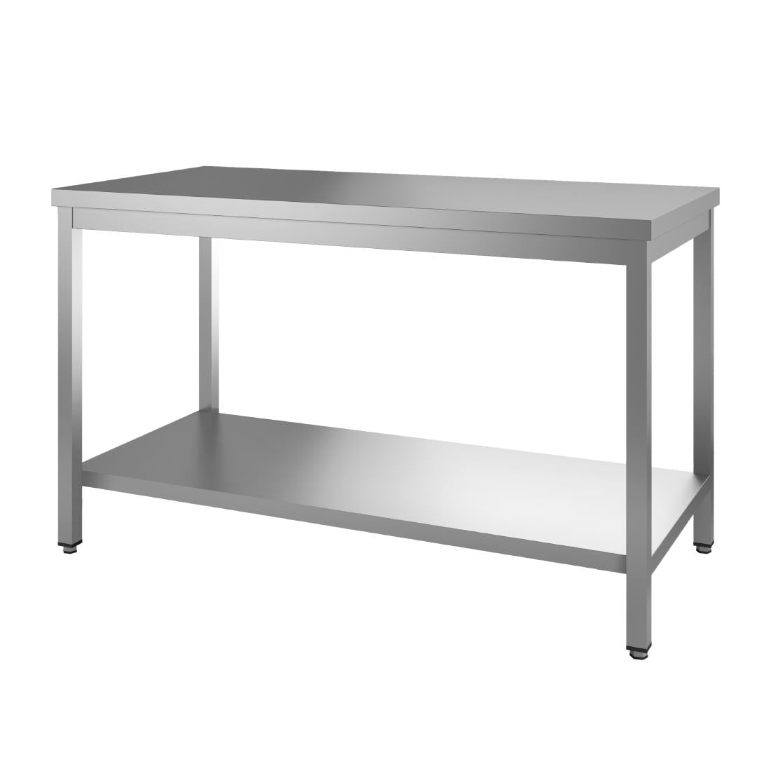Table de préparation inox 304 avec étagère basse Gastro M 89x100x70cm - Gastro M - GS031