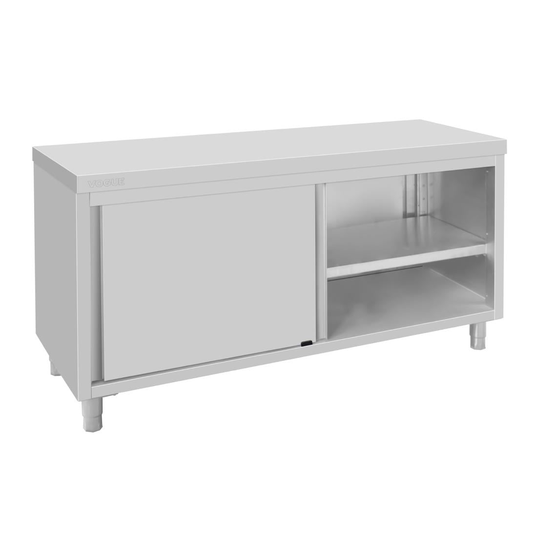 Armoire sur pieds en acier inoxydable Vogue 900x1800x600mm - Vogue - FU587
