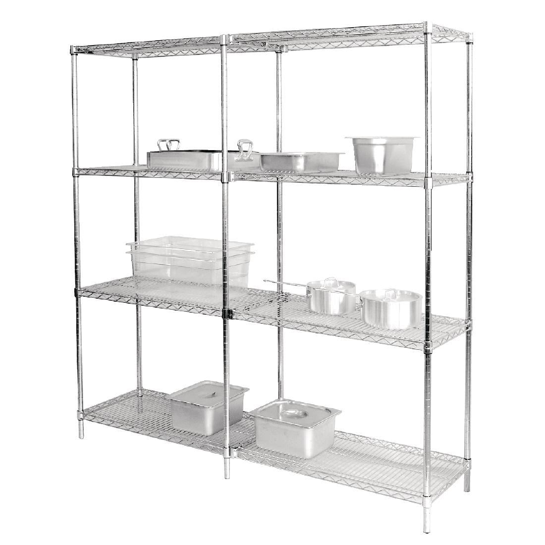 Lot de 2 étagères métalliques Vogue 1525x 457mm - Vogue - U891