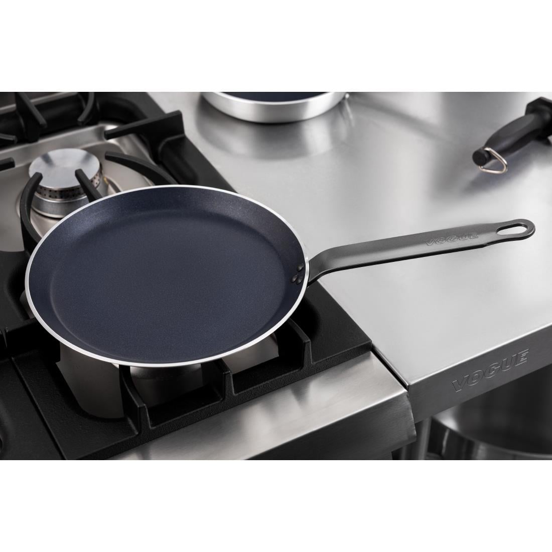 Crêpière antiadhésive induction en aluminium et téflon Vogue 260mm - Vogue - FB697