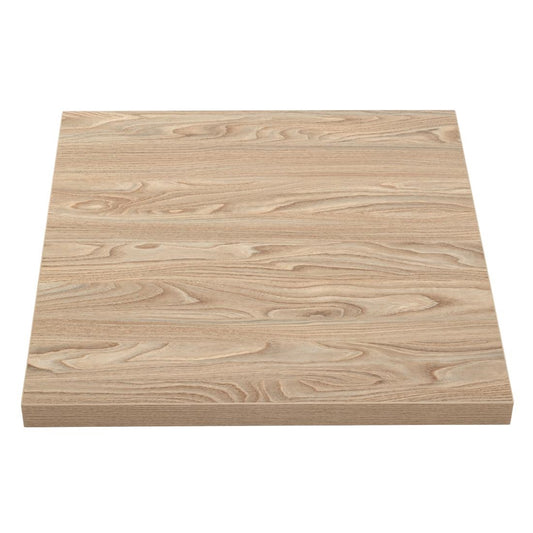 Plateau de table carré Bolero 600mm effet bois clair - Bolero - GR325
