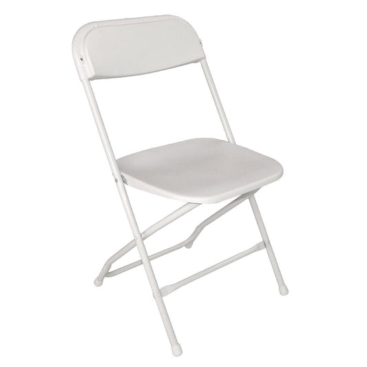 Chaises pliantes Bolero blanches (lot de 10) - Bolero - GD387