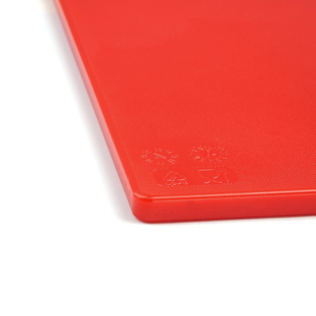 Planche à découper antibactérienne basse densité Hygiplas rouge - Hygiplas - HC859