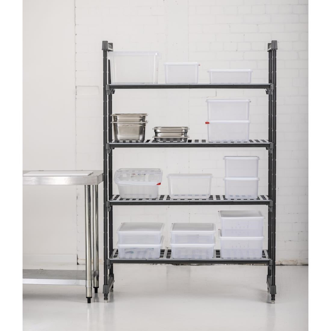 Unité de 4 étagères à claire-voie Cambro 540 x 1220 x 1830mm - Cambro - DE905
